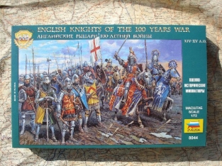 Zvezda 8044  ENGLISH KNIGHTS OF THE 100 YEARS WAR